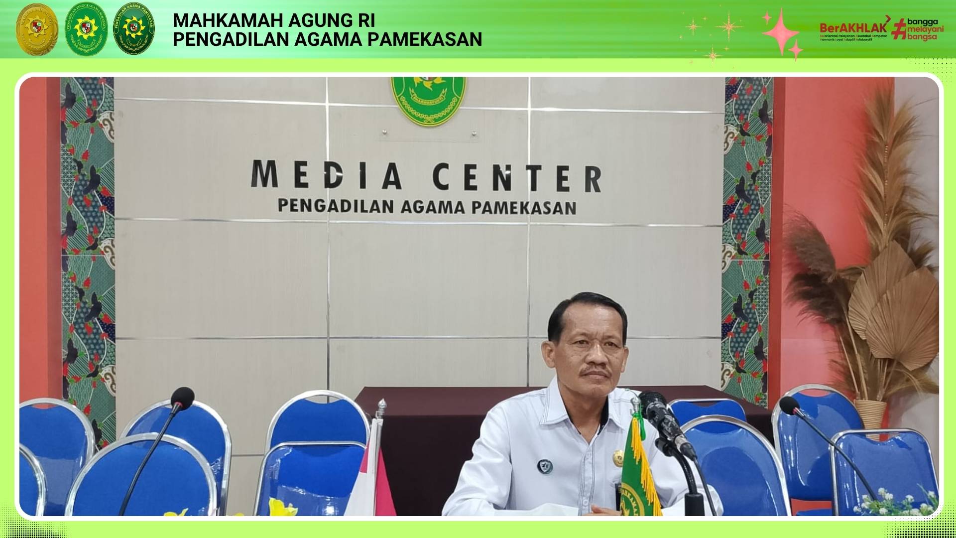 Sekretaris PA Pamekasan Ikuti Webinar Pelatihan Kuasa Pengguna Anggaran Mahkamah Agung RI